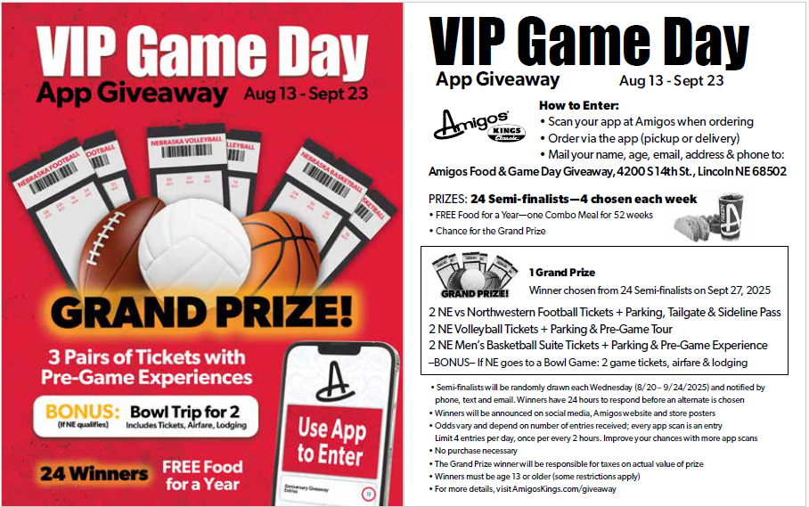 VIP Game Day App Giveaway